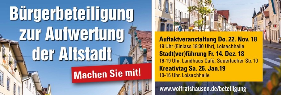 Bürgerbeteiligung in Wolfratshausen